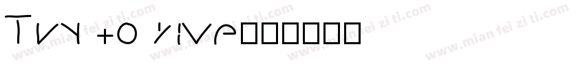 Try to live字体转换